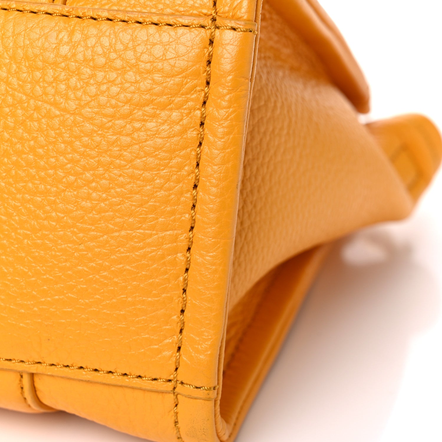 Marc Jacobs Grained Calfskin Small The Tote Bag Artisan Gold 15 of 22