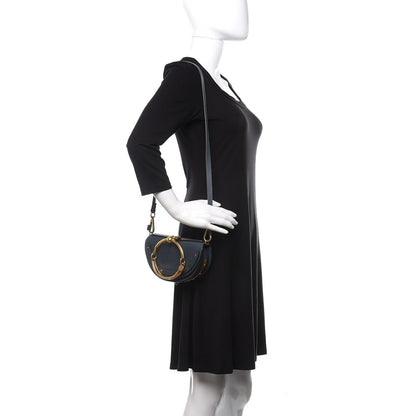 Chloe Calfskin Small Nile Bracelet Minaudiere Bag Silver Blue 2 of 10