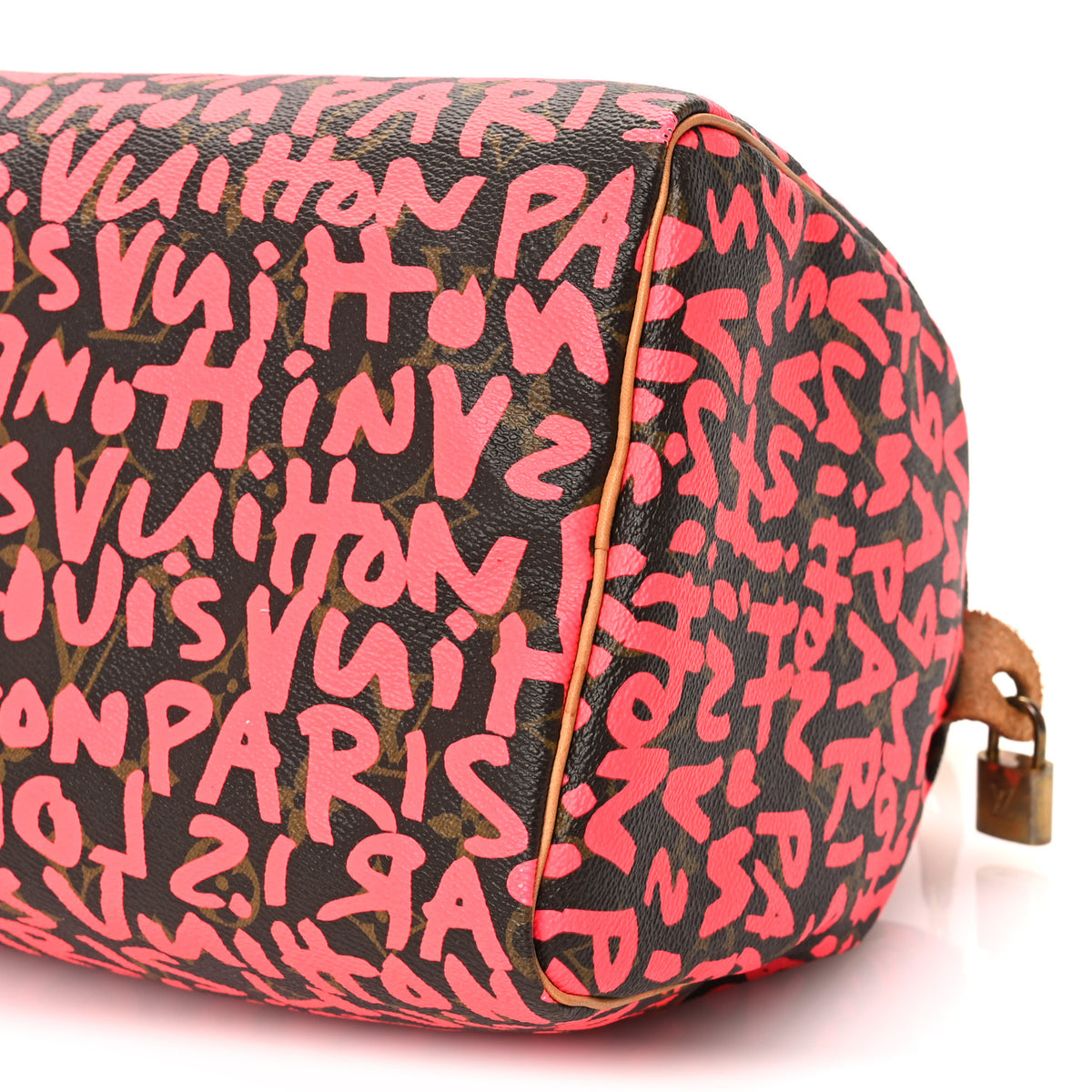 Monogram Graffiti Speedy 30 Fuchsia