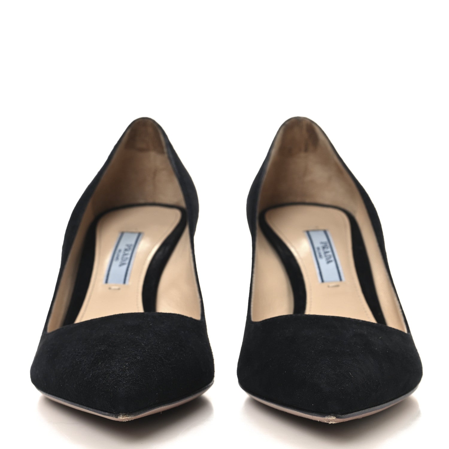 Prada Camoscio 65mm Pumps 36.5 Black 3 of 10