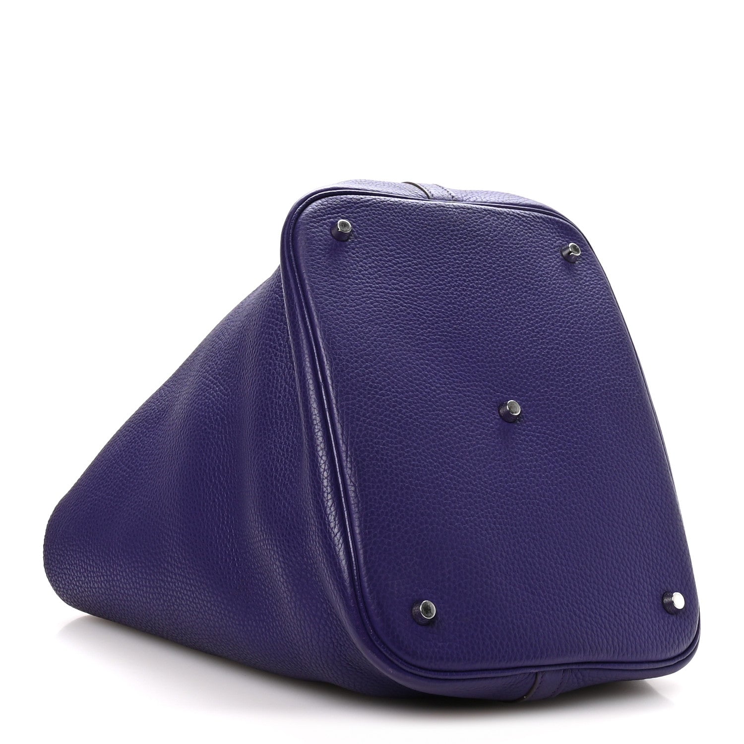 Hermes Taurillon Clemence Picotin Lock 26 GM Iris 3 of 11