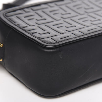 Fendi Vitello Century FF 1974 Embossed Mini Camera Case Black 11 of 11