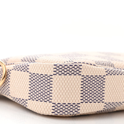 Louis Vuitton LOUIS VUITTON Damier Azur Mini Pochette Accessories 9 of 10