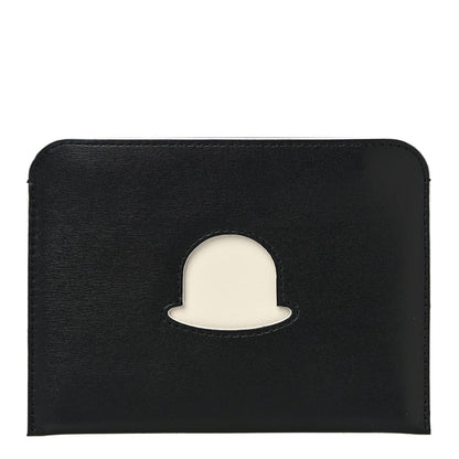 Delvaux Box Calf Bowler Hat Trompe L'œil Multi Wallet Black 1 of 10
