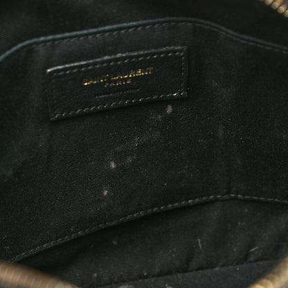 Saint Laurent Lambskin Monogram Small Lou Camera Bag Black 8 of 11