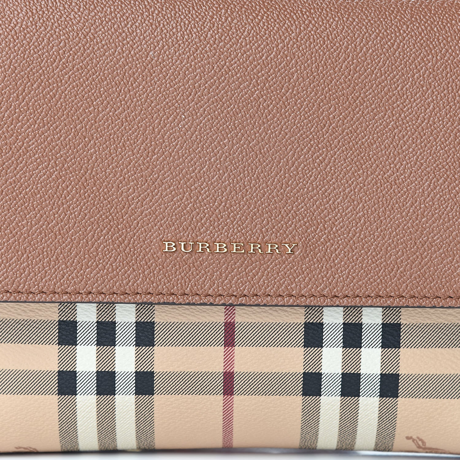 Burberry Haymarket Check Small Loxley Crossbody Bright Toffee 9 of 11