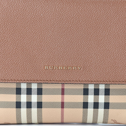 Burberry Haymarket Check Small Loxley Crossbody Bright Toffee 9 of 11