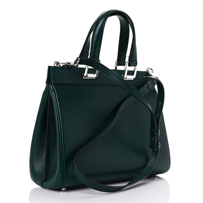Gucci Grainy Calfskin Small Zumi Top Handle Bag Vintage Green 2 of 11