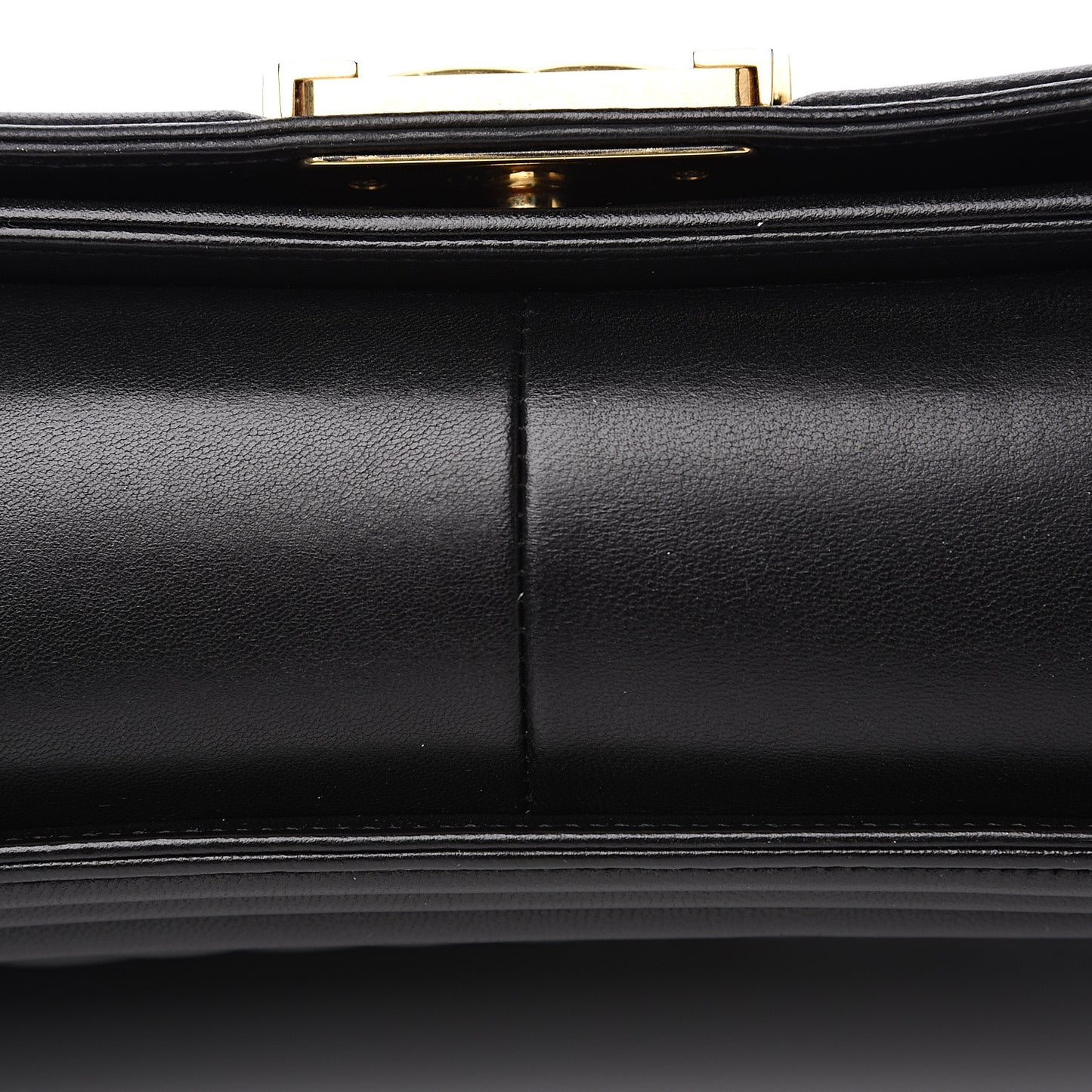 Lambskin Quilted New Medium Boy Flap Black