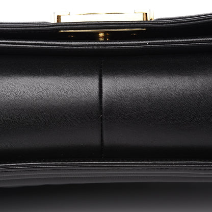 Chanel Lambskin Quilted New Medium Boy Flap Black 11 of 13