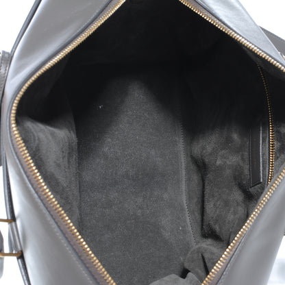 Saint Laurent Leather Classic Duffle 6 Bag Gray 8 of 8