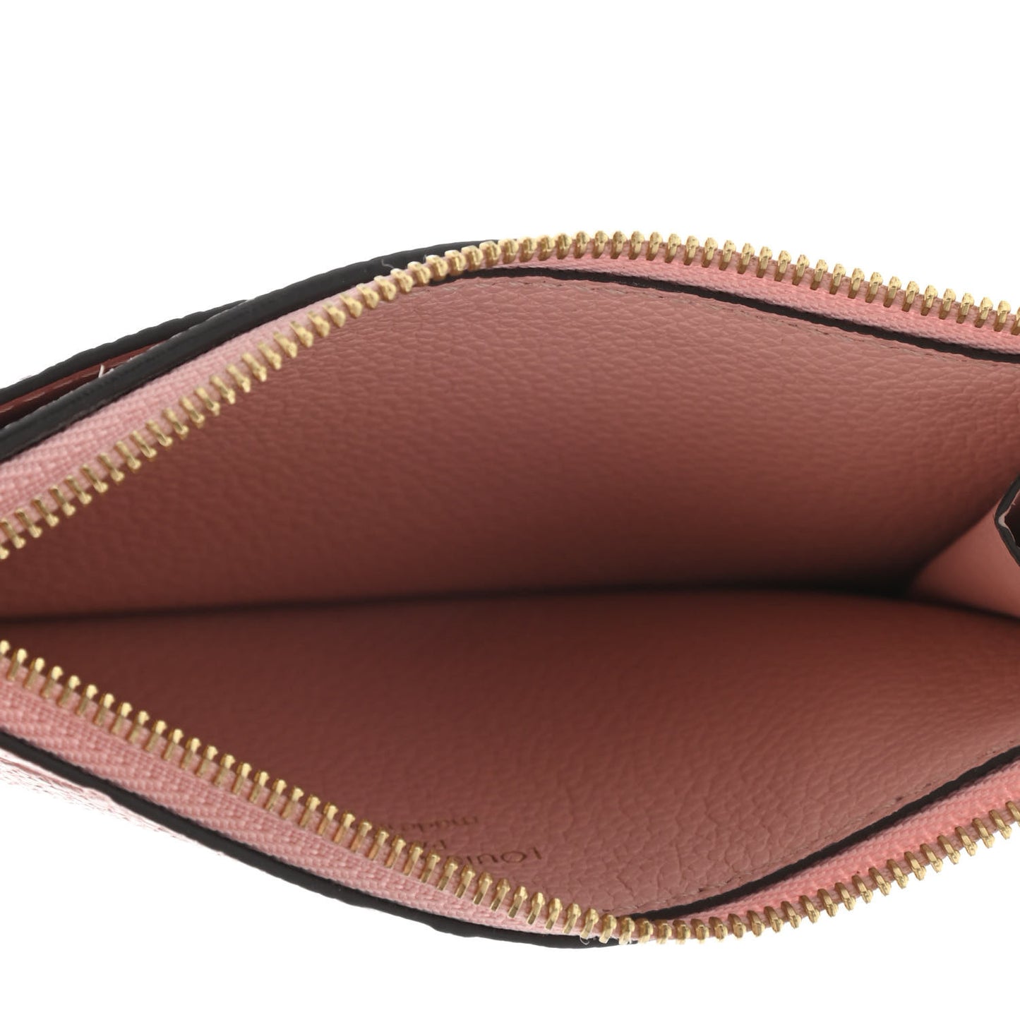 Empreinte Zipper Card Holder Rose Poudre