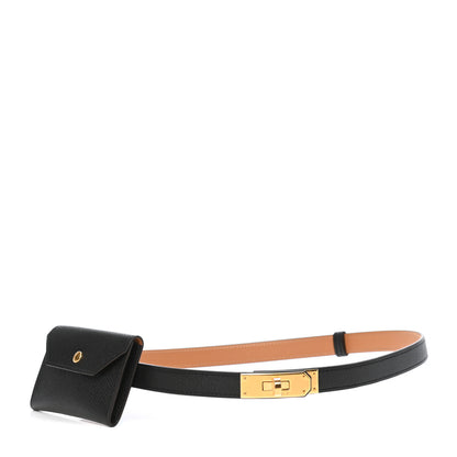 Hermes Epsom Kelly Pocket Belt Black 1 of 5