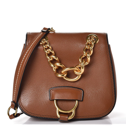 Miu Miu Goatskin Madras Dahlia Brandy 1 of 8