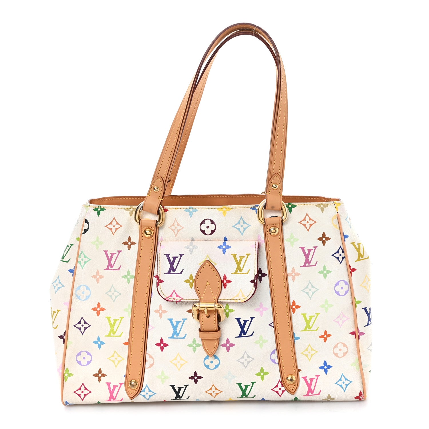 Louis Vuitton Monogram Multicolor Aurelia MM White 1 of 10