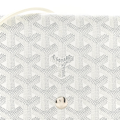 Goyard Goyardine Plumet Wallet Clutch White 7 of 9