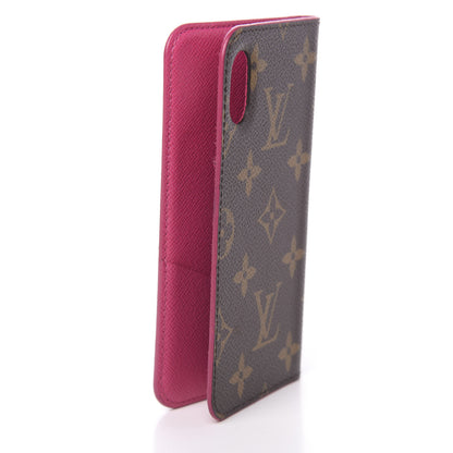 Louis Vuitton Monogram iPhone X/XS Folio Case Rose Pop 3 of 8