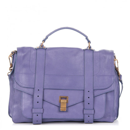 Proenza Schouler Lambskin Large PS1 Satchel Berry 1 of 7