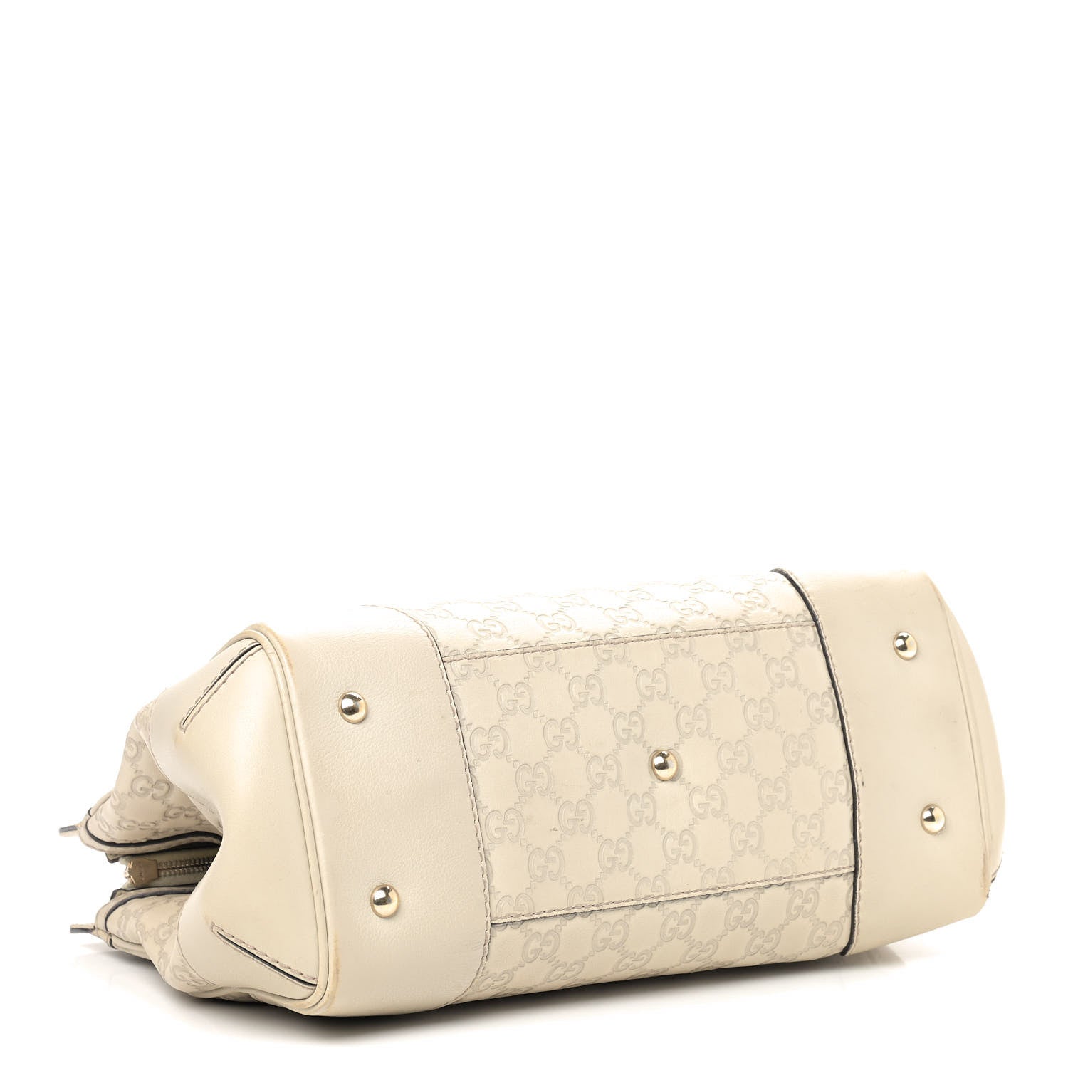 Gucci Guccissima Medium Mayfair Tote Off White 4 of 16