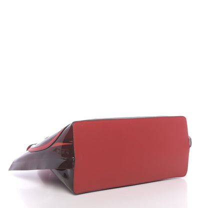 Valentino Garavani PVC Vlogo Small Escape Tote Red 4 of 9