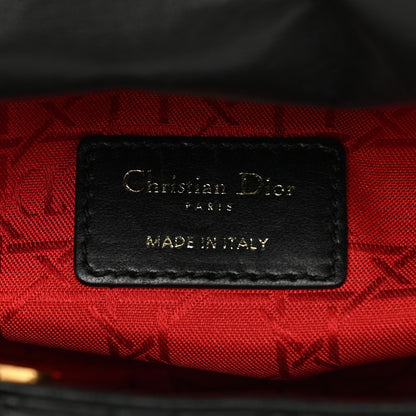 Christian Dior Lambskin Cannage Mini Lady Dior Black 6 of 12