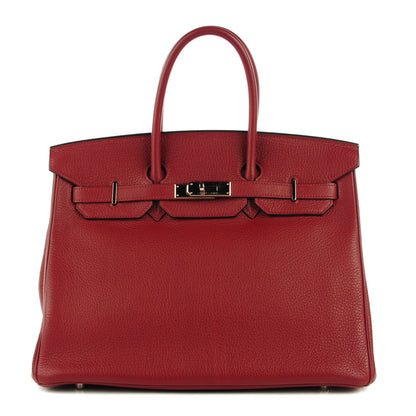 Hermes Togo Birkin 35 Rouge H 1 of 15