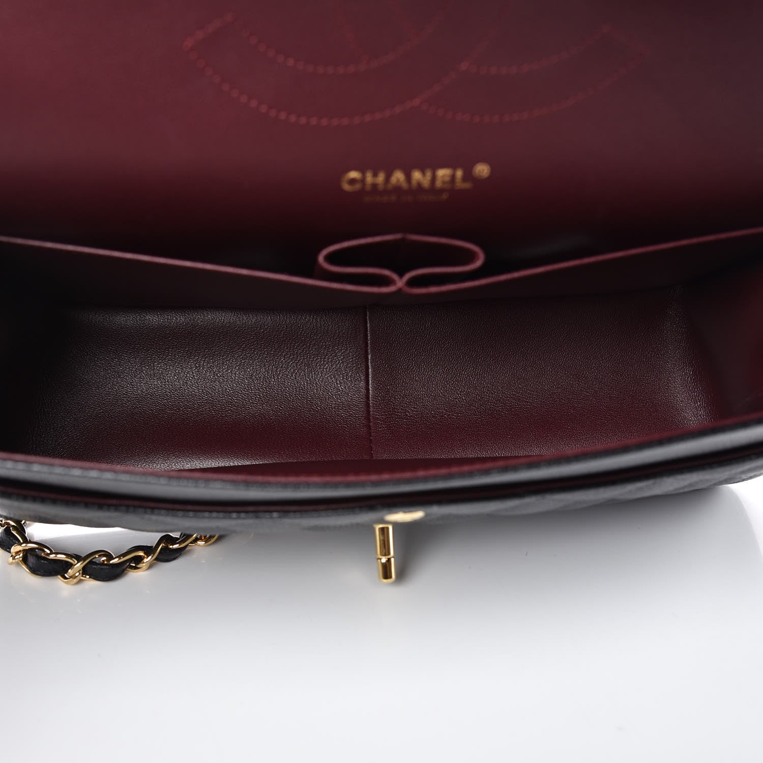 Chanel Caviar Quilted Jumbo Double Flap Black 5 of 10