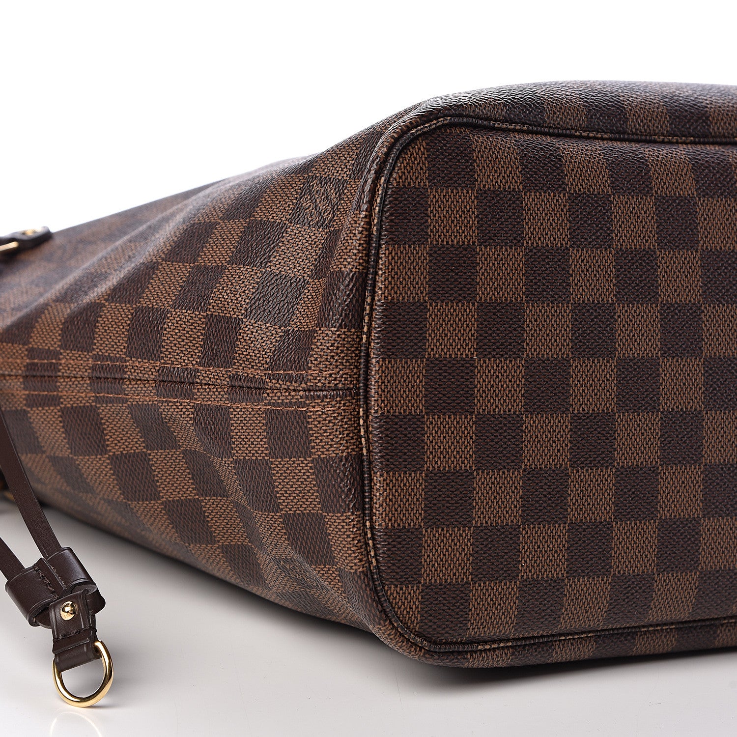 Louis Vuitton Damier Ebene Neo Neverfull MM Rose Ballerine 9 of 10
