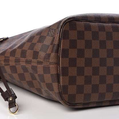Louis Vuitton Damier Ebene Neo Neverfull MM Rose Ballerine 9 of 10