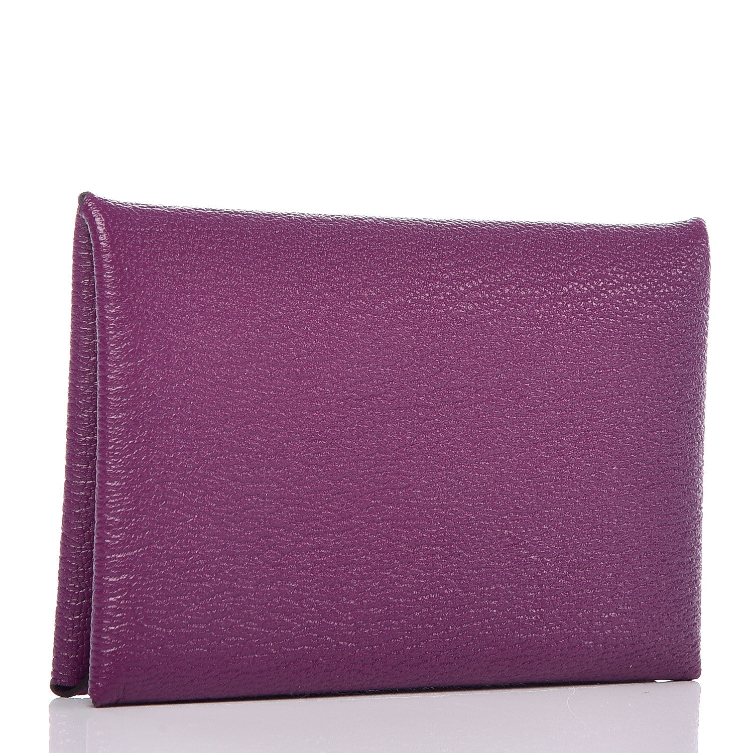 Hermes Chevre Mysore Calvi Card Case Anemone 3 of 8
