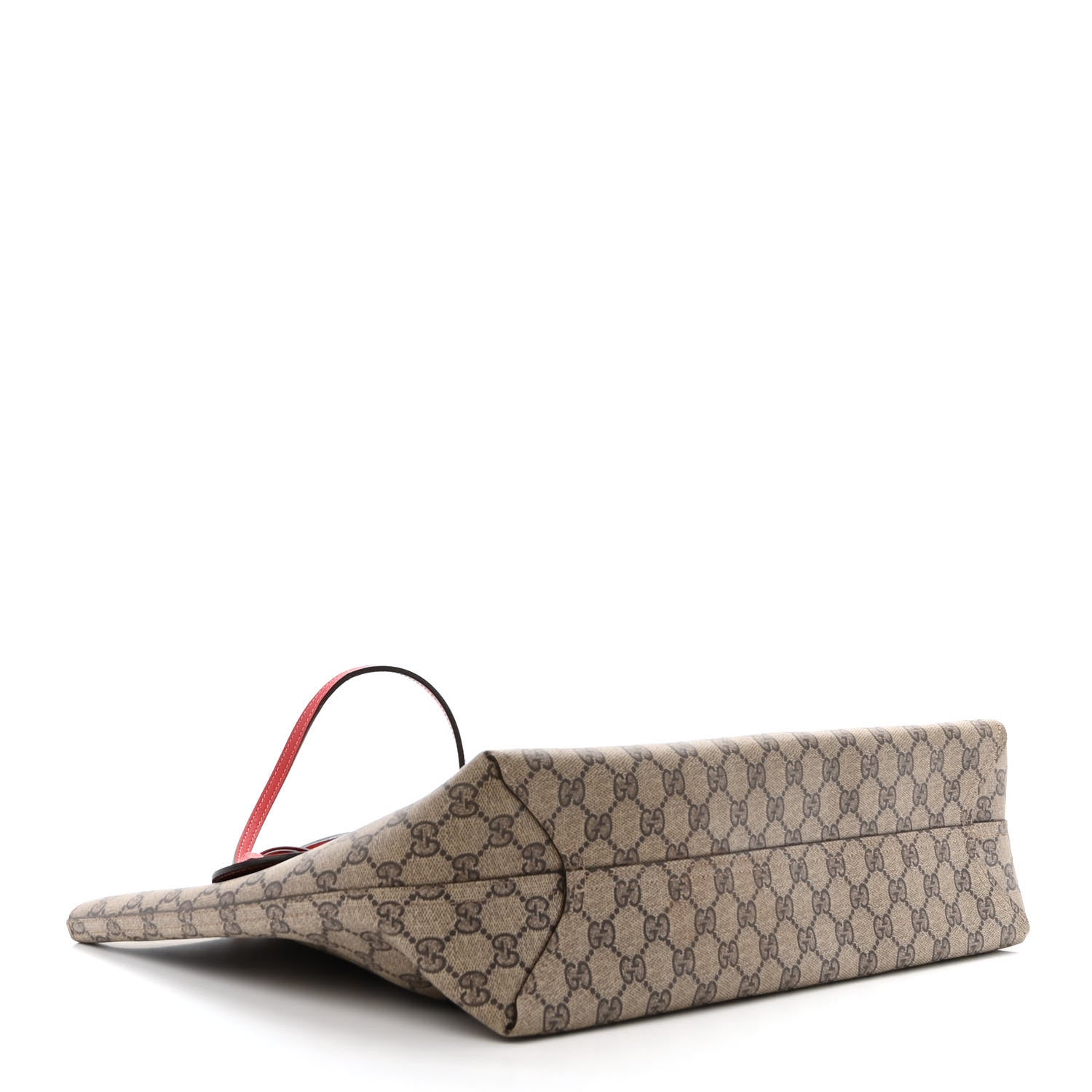 Gucci GG Supreme Monogram Large Reversible Tote Beige Red 5 of 16