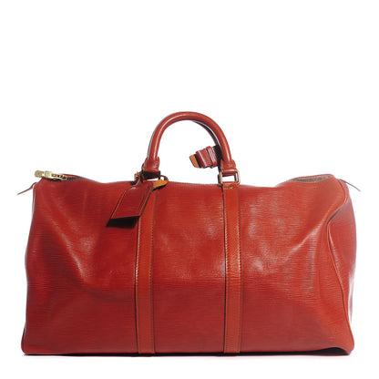 Louis Vuitton Epi Keepall 50 Kenyan Fawn 8 of 16