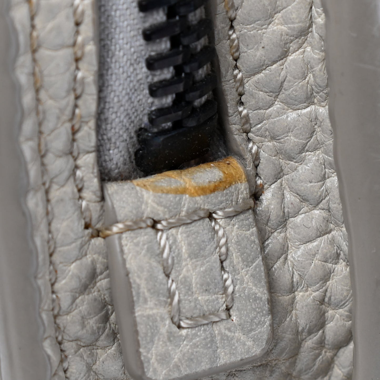 Pebbled Lambskin Inside Out Rocco Matte Black Hardware Chalk