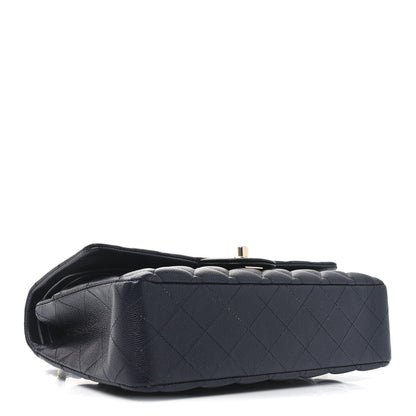 Chanel Caviar Quilted Medium Double Flap Navy 4 of 10
