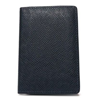 Louis Vuitton Taiga Pocket Organizer NM Blue Marine 1 of 6