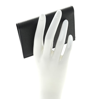 Hermes Epsom MC2 Euclide Card Holder Case Black 2 of 6