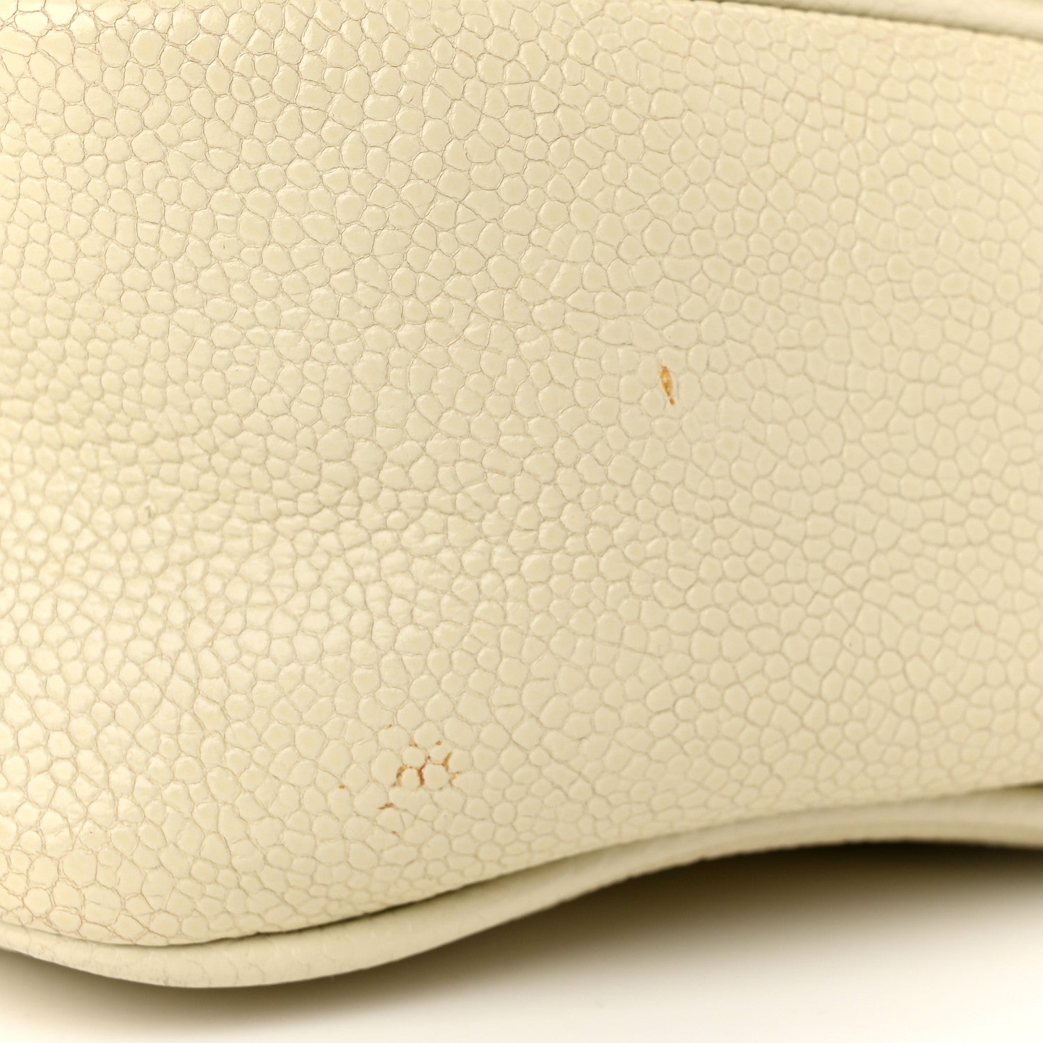 Chanel Glazed Caviar Pocket In The City Flap White 11 of 12