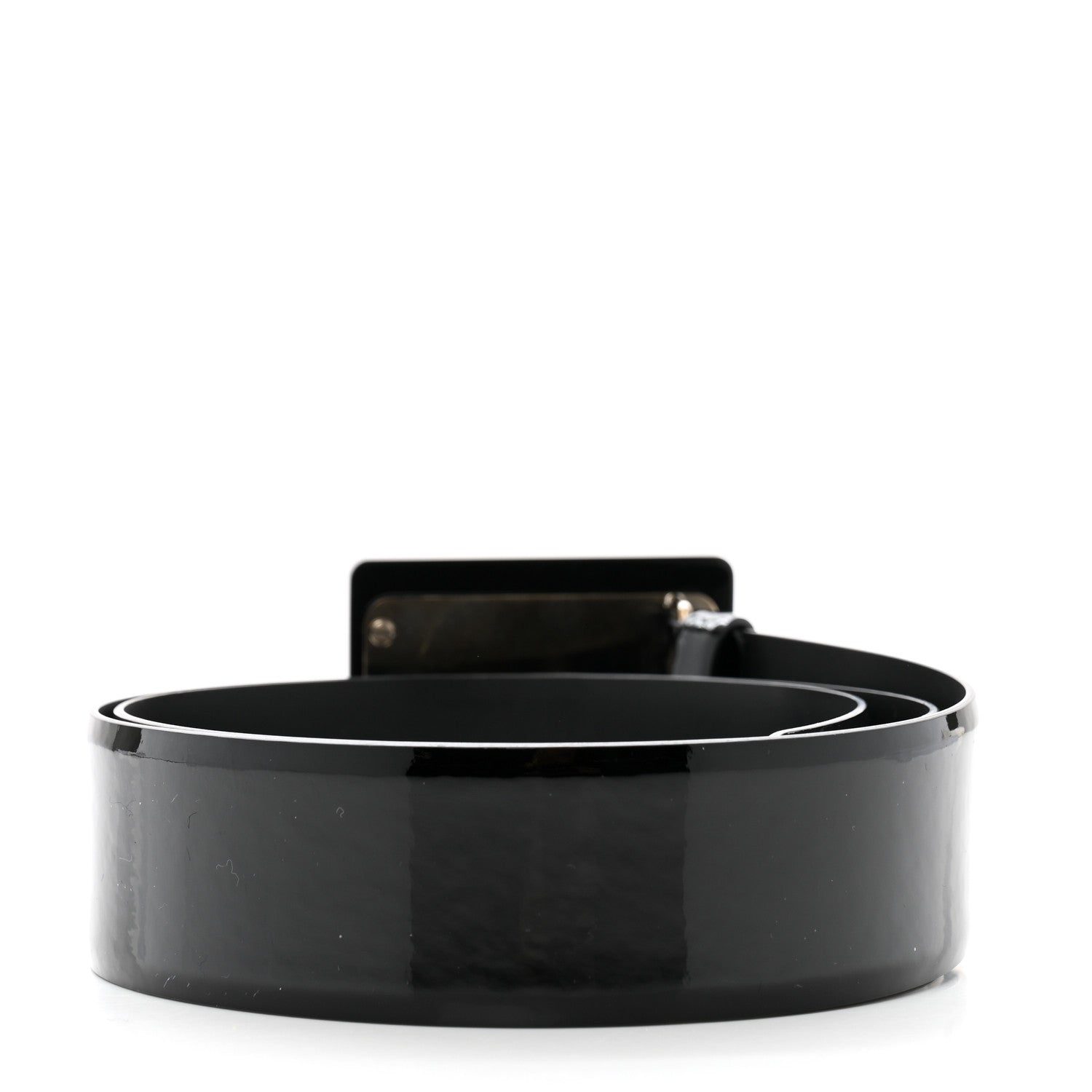 Chanel Patent Calfskin Belt 105 42 Black 2 of 9