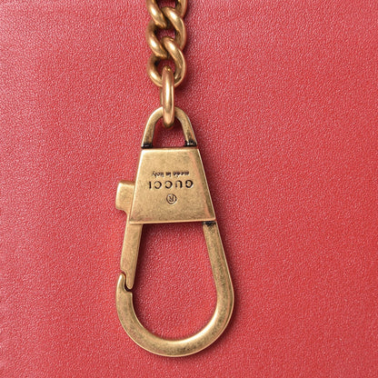 Gucci Calfskin Matelasse GG Marmont Mini Bag Hibiscus Red 7 of 8