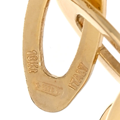 Roberto Coin 18K Yellow Gold Blue Sapphire Chic and Shine Oval Link Bracelet 3 of 3