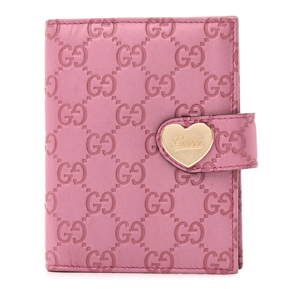 Gucci Metallic Soft Guccissima Heart Small Ring Agenda Fresia Rose 1 of 10