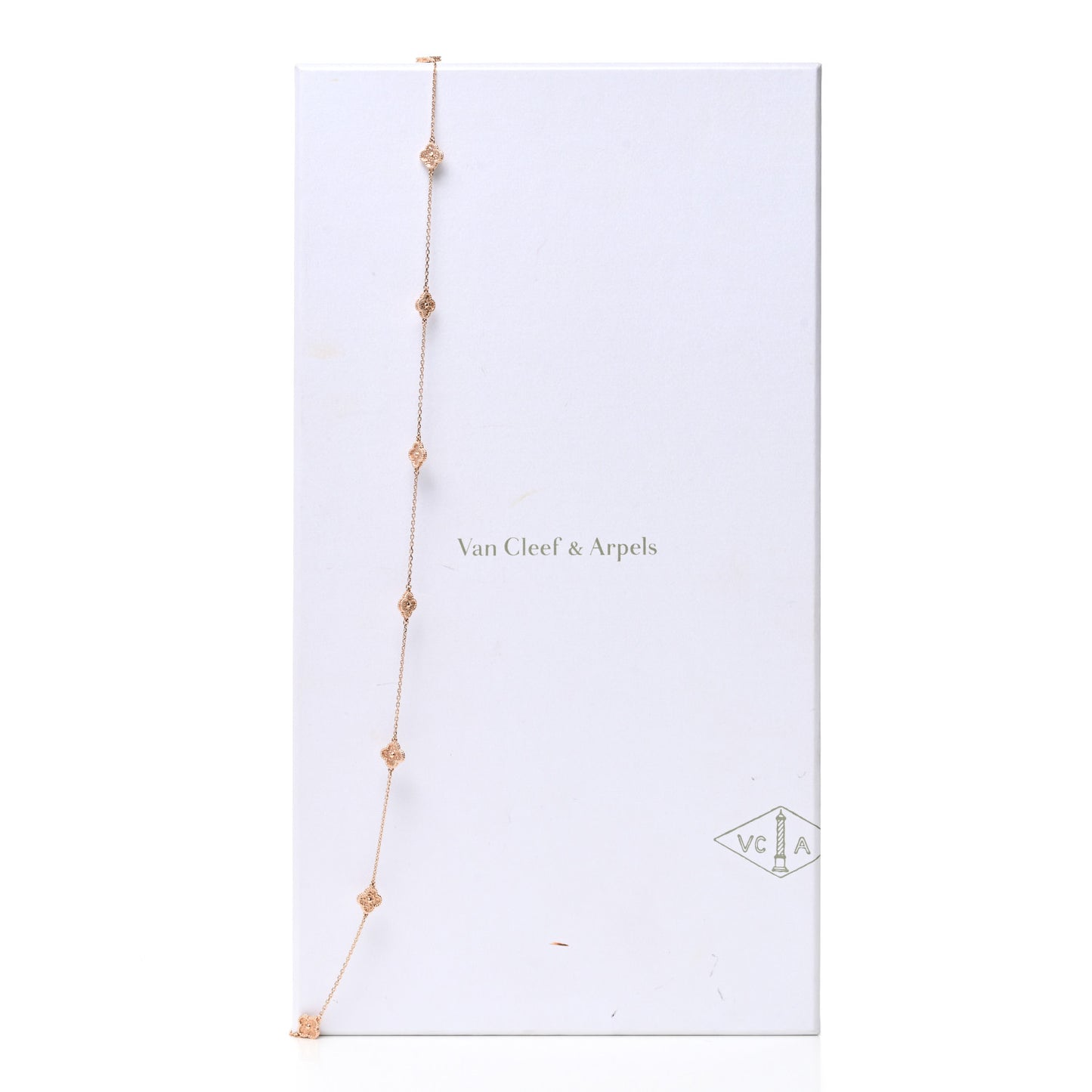 18K Rose Gold 16 Motifs Sweet Alhambra Necklace