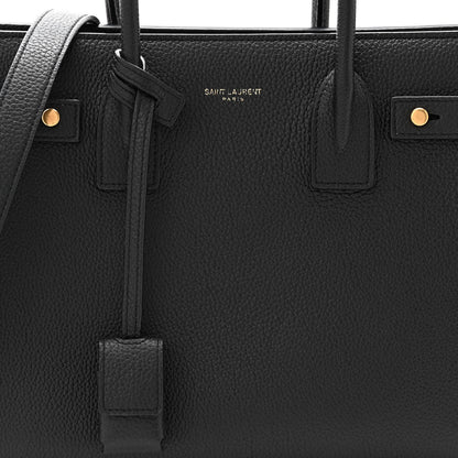 Saint Laurent Grained Calfskin Baby Sac De Jour Souple Black 8 of 10