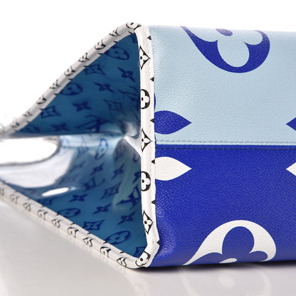 Louis Vuitton Monogram Giant Hawaii Onthego Blue 9 of 11