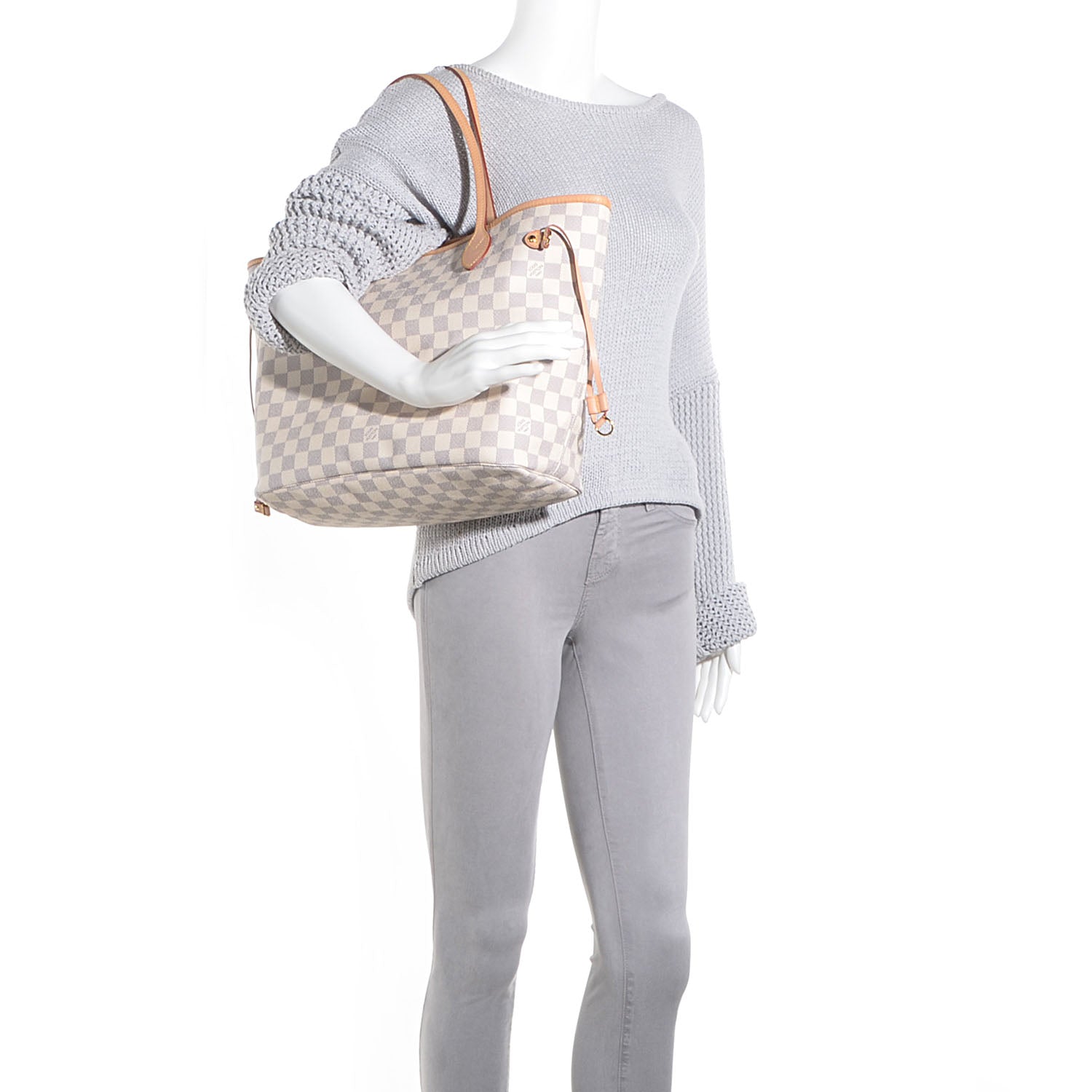 Louis Vuitton Damier Azur Neo Neverfull MM 2 of 8