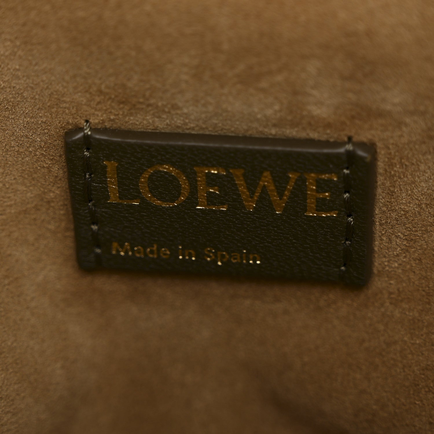 Loewe Mellow Nappa Medium Donut Chain Flamenco Knot Clutch Dark Khaki 6 of 12