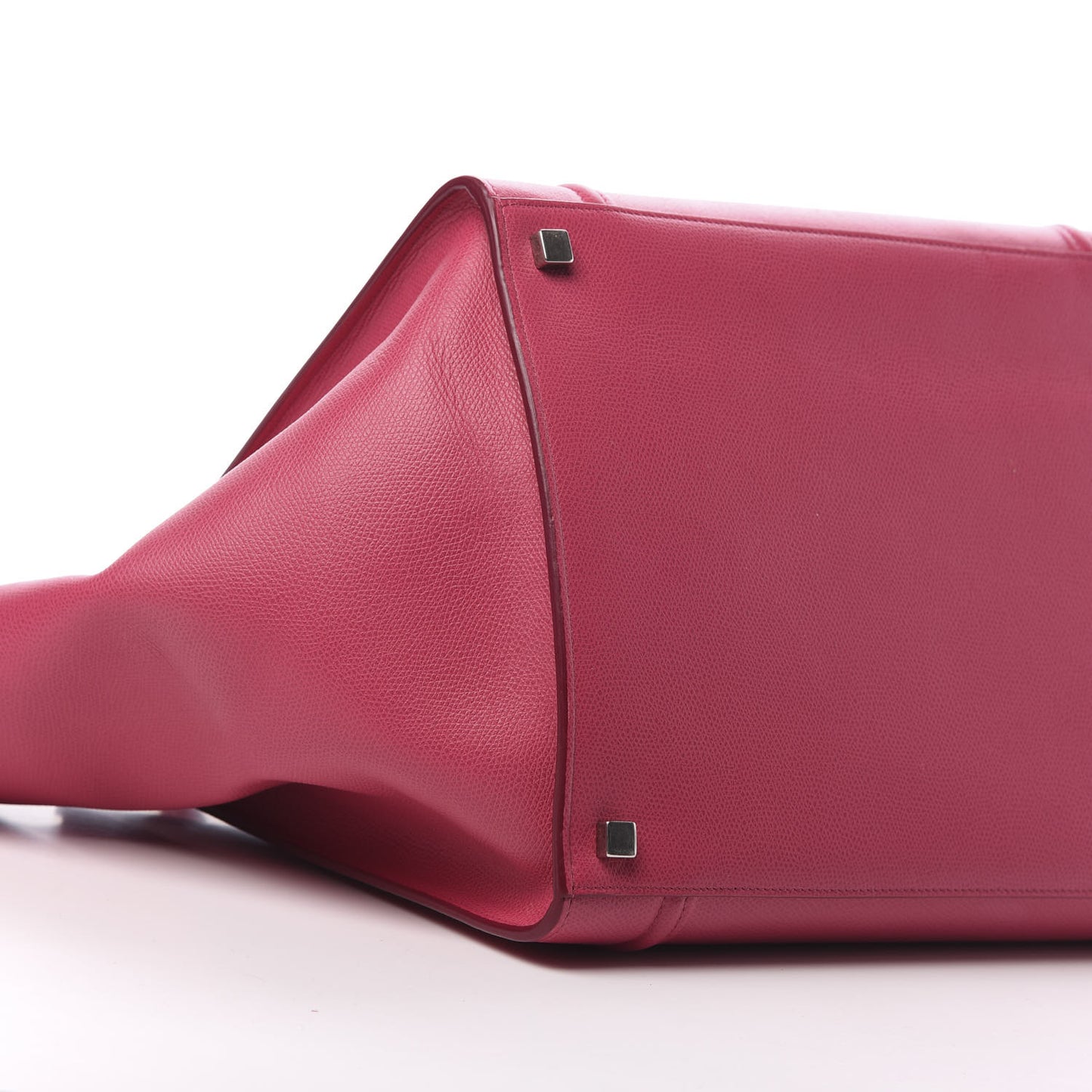 Grained Calfskin Medium Phantom Luggage Fuchsia