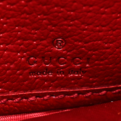 Gucci Canvas Calfskin 100 Centennial Music Chain Wallet Multicolor 9 of 13