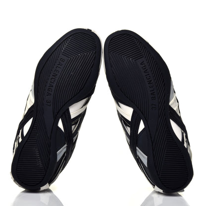 Balenciaga Mesh Rubber Womens Drive Sneakers 37 Light Grey Black 6 of 8