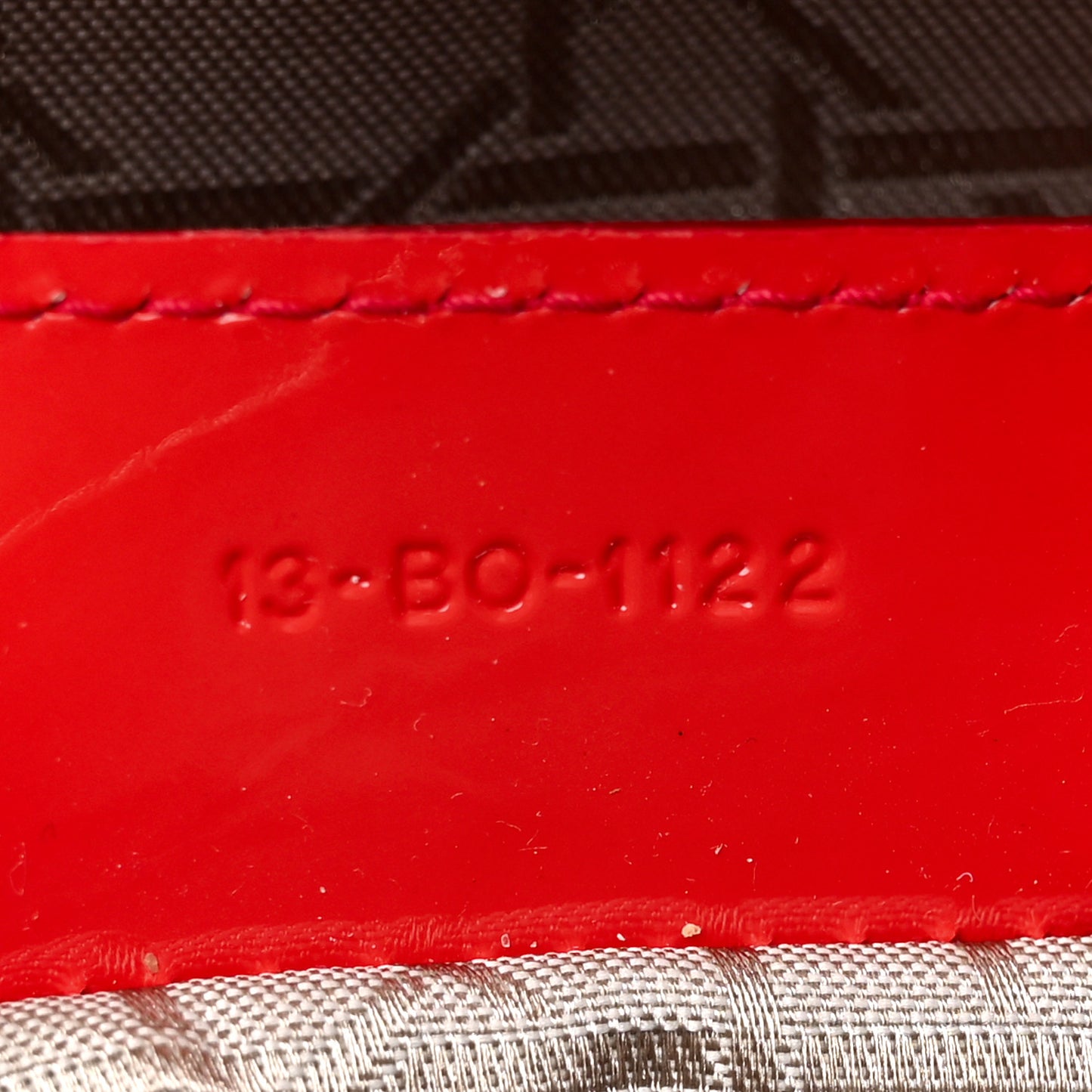 Patent Cannage Large Lady Dior Fuchsia